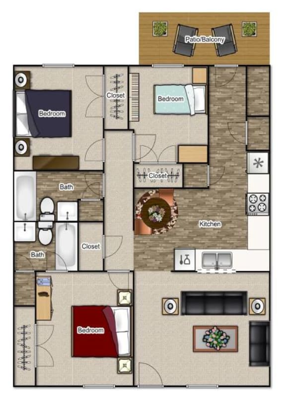 Floor Plans of Longview Meadow in Concord, NC
